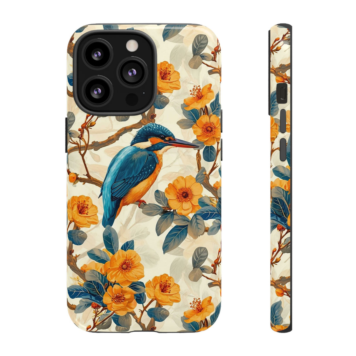 Birds Seamless Pattern Phone Case – Elegant and Timeless Avian Design