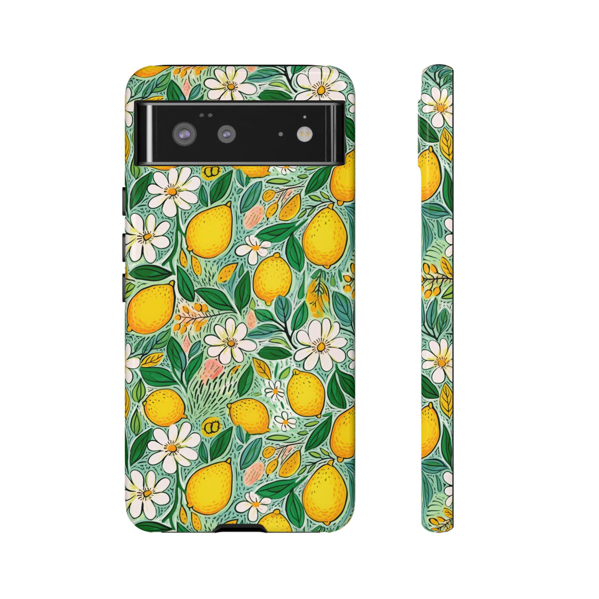 Cute Summer Lemons Phone Case – Refreshing Citrus Design for Your Phone 3