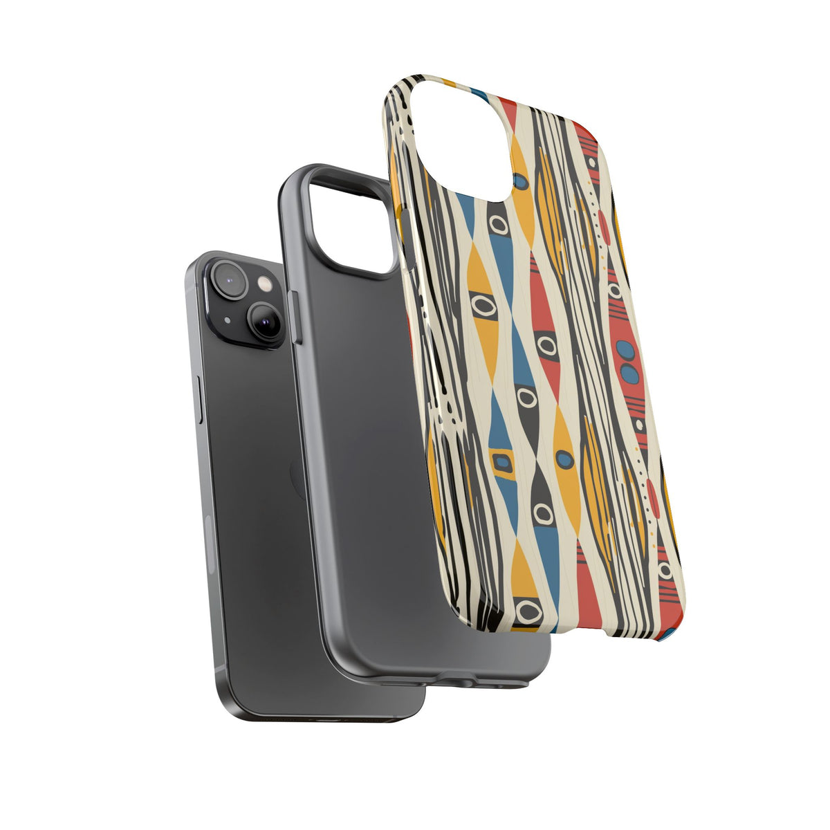 Stylish African Pattern Phone Case – Unique and Vibrant Protection 202