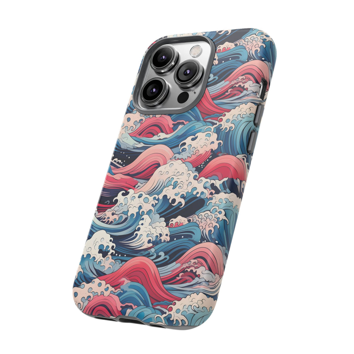 Japanese Waves Phone Case – Embrace Timeless Elegance with Classic Design 3