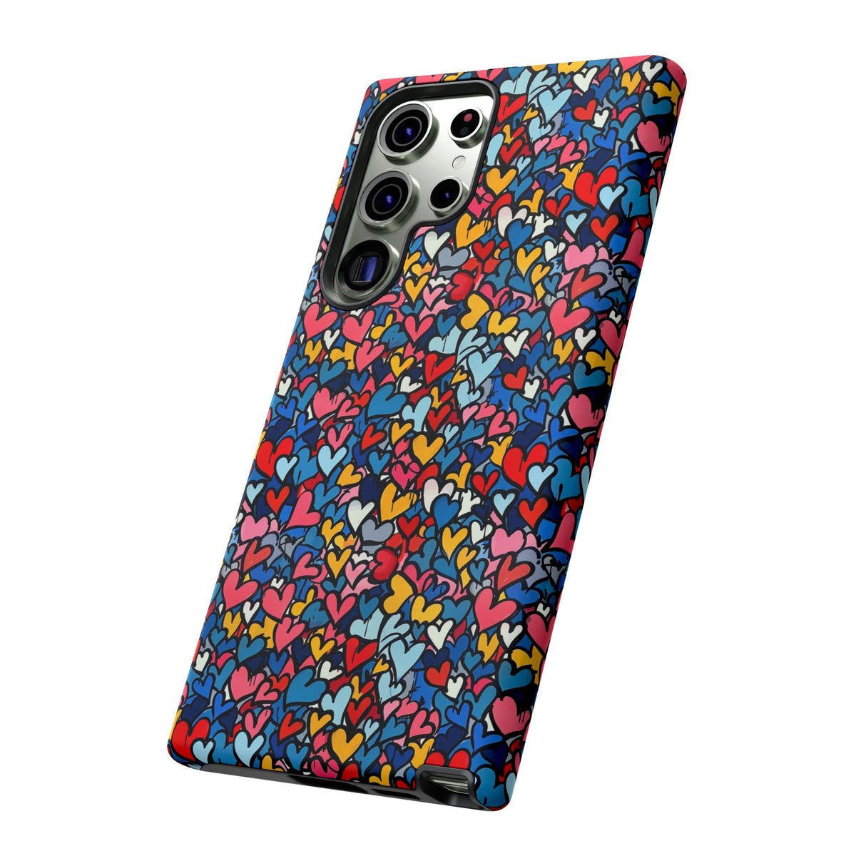 Heart Pattern Phone Case – Stylish & Loving Design for Your Device 820