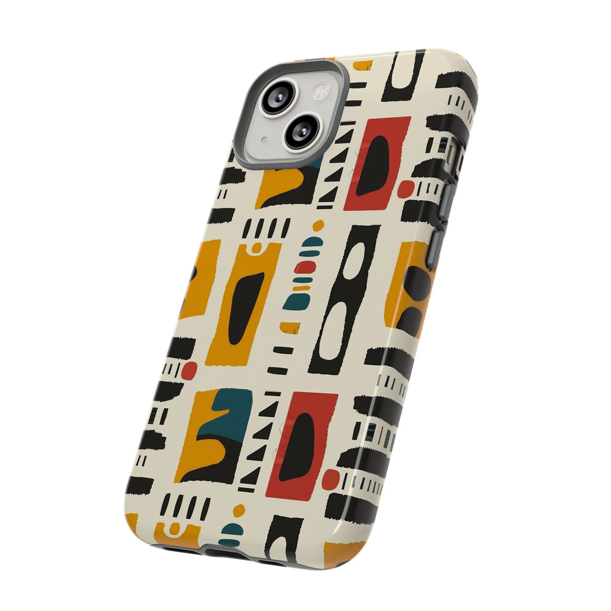 Stylish African Pattern Phone Case – Unique and Vibrant Protection 260