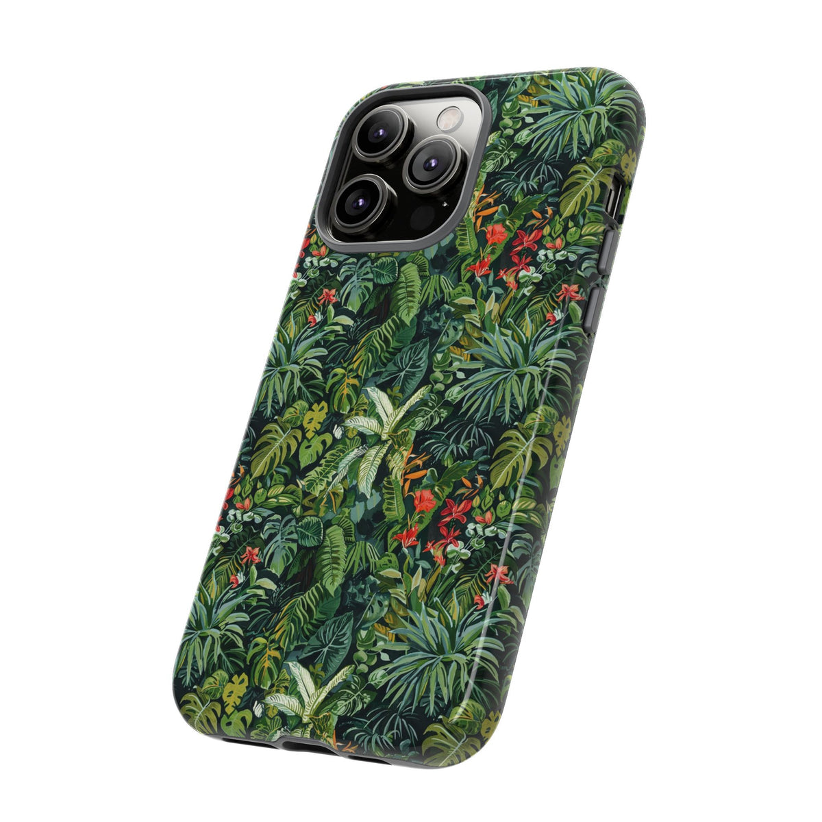 Jungle Pattern Phone Case – Exotic & Lush Design for Your Phone 323