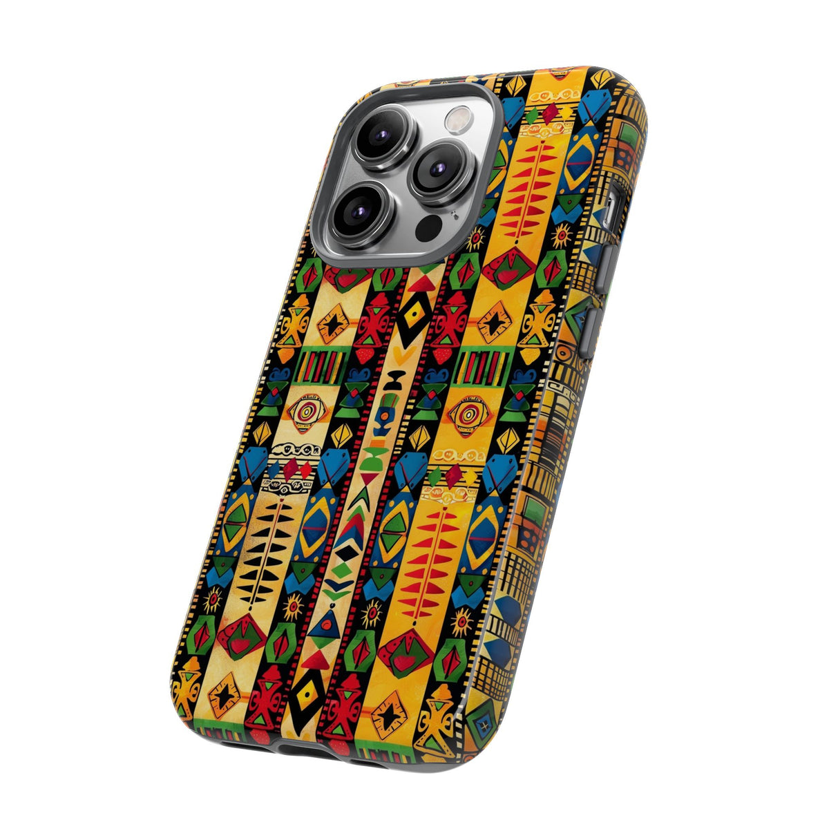 Stylish African Pattern Phone Case – Unique and Vibrant Protection 163