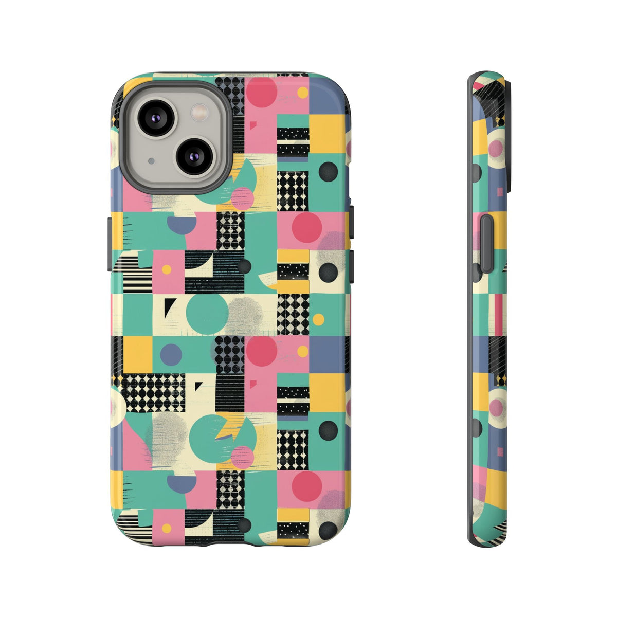 Retro 80s Seamless Phone Case – Vintage Style Meets Modern Protection 289