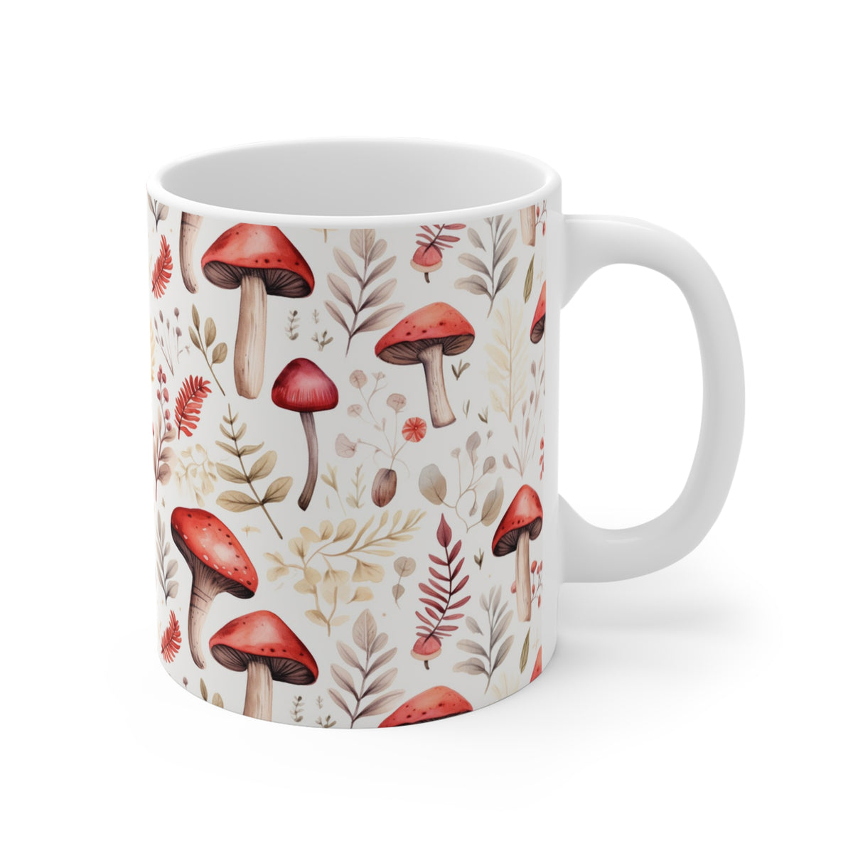 Various Watercolor Design All Over Coffee Mug – Unique Artistic Ceramic Coffee Cup 73