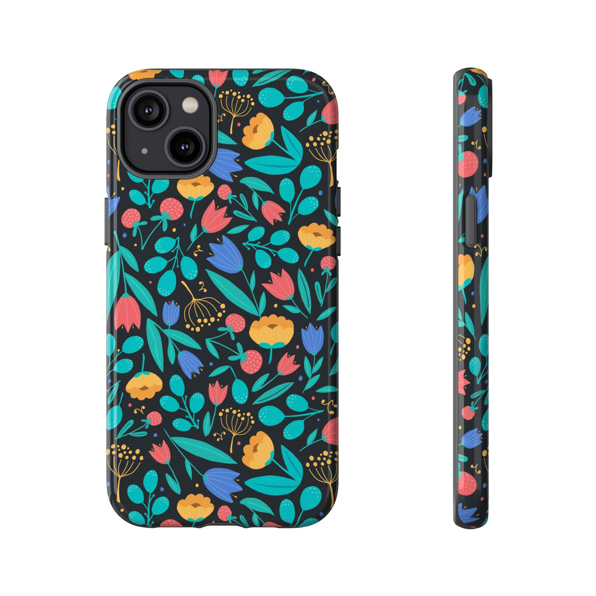 Colorful Little Flower Design Phone Case – Bright and Cheerful Floral Phone Cover