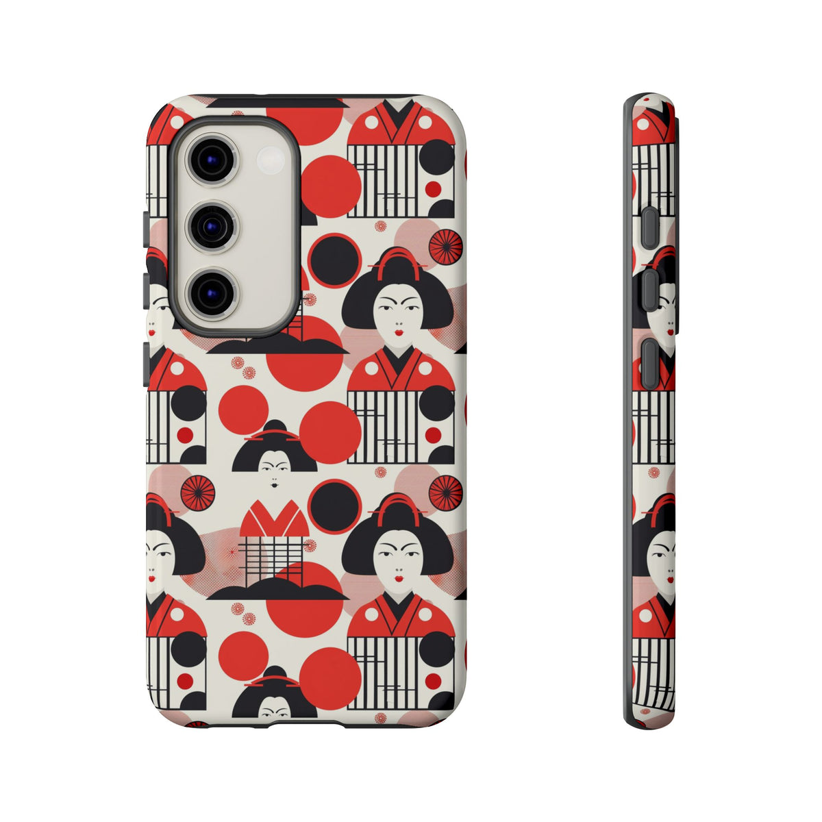 Japanese Pattern Phone Case – Elegant & Timeless Design for Your Phone 018