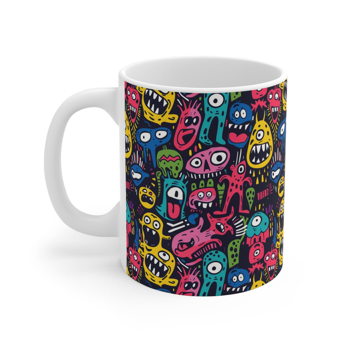 Artistic Doodle Coffee Mug - Sip with Imagination 216