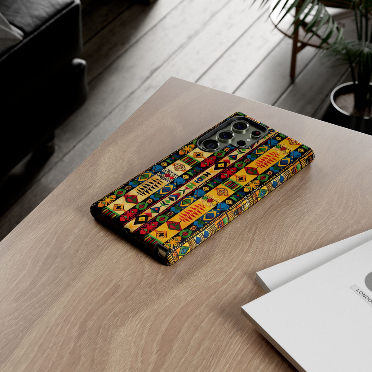 Stylish African Pattern Phone Case – Unique and Vibrant Protection 163