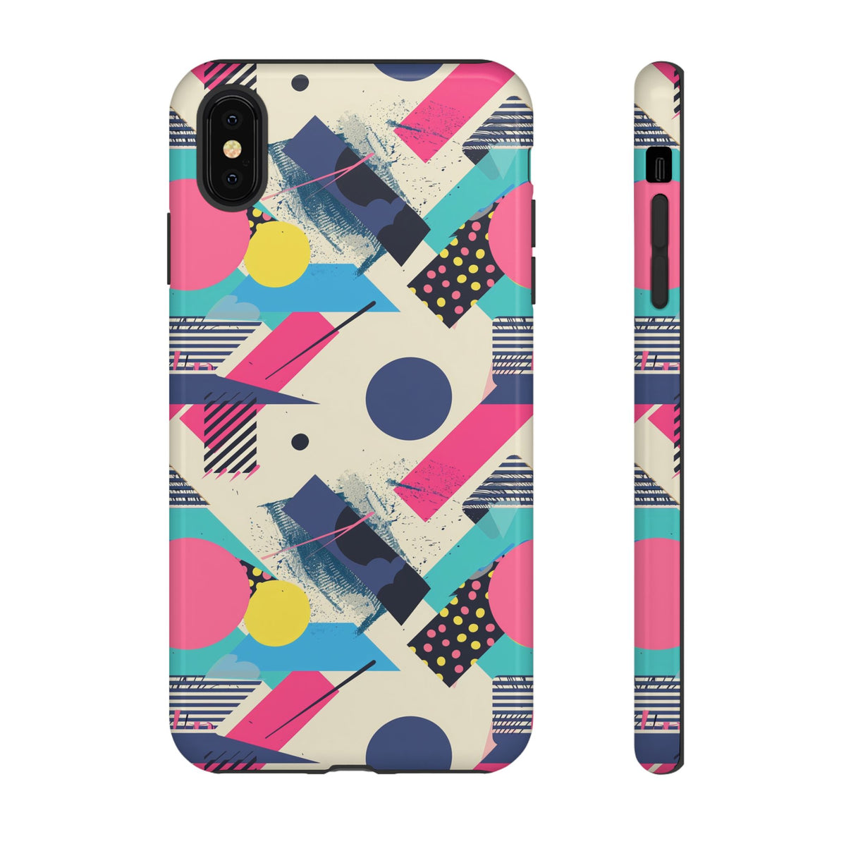 Retro 80s Seamless Phone Case – Vintage Style Meets Modern Protection 089