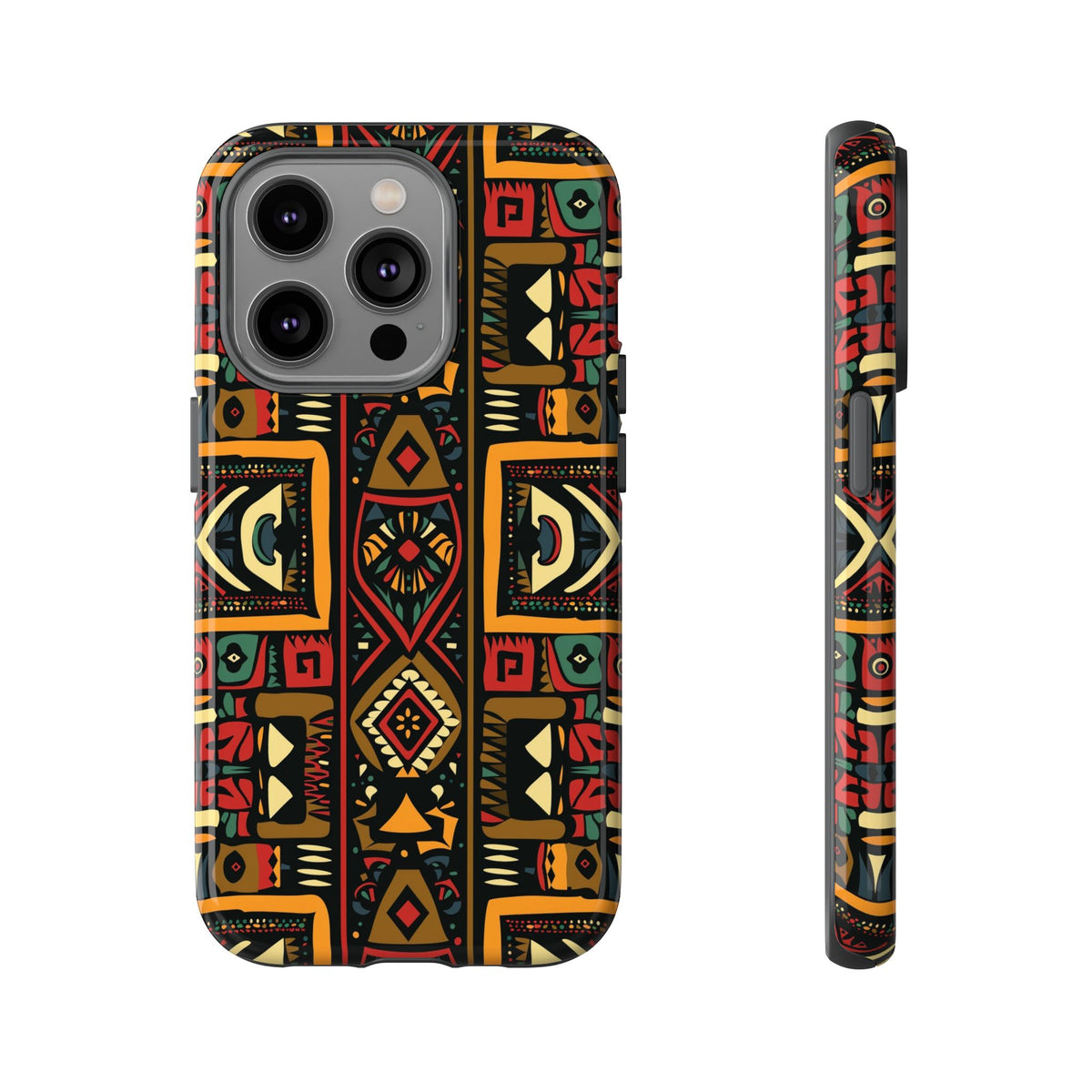 Stylish African Pattern Phone Case – Unique and Vibrant Protection 164