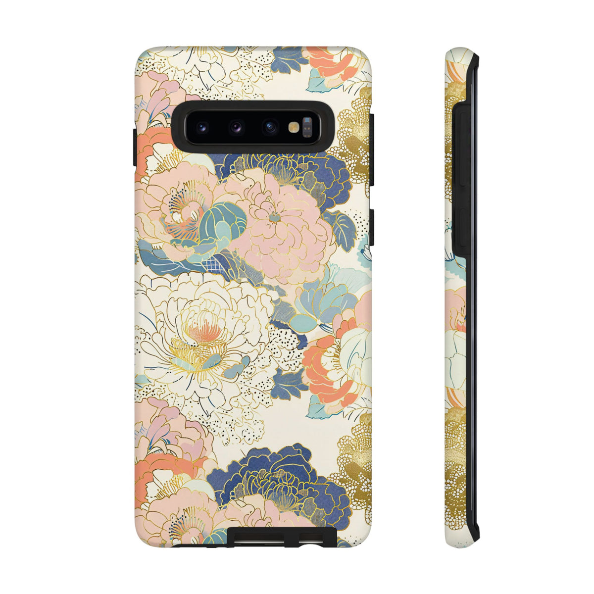 Japanese Blossom Asian Floral Design Phone Case – Elegant Floral Phone Cover 4