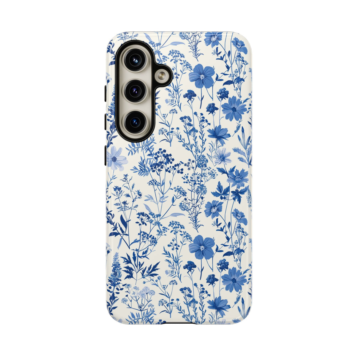 Blue French Toile Phone Case – Timeless Elegance and Classic Style