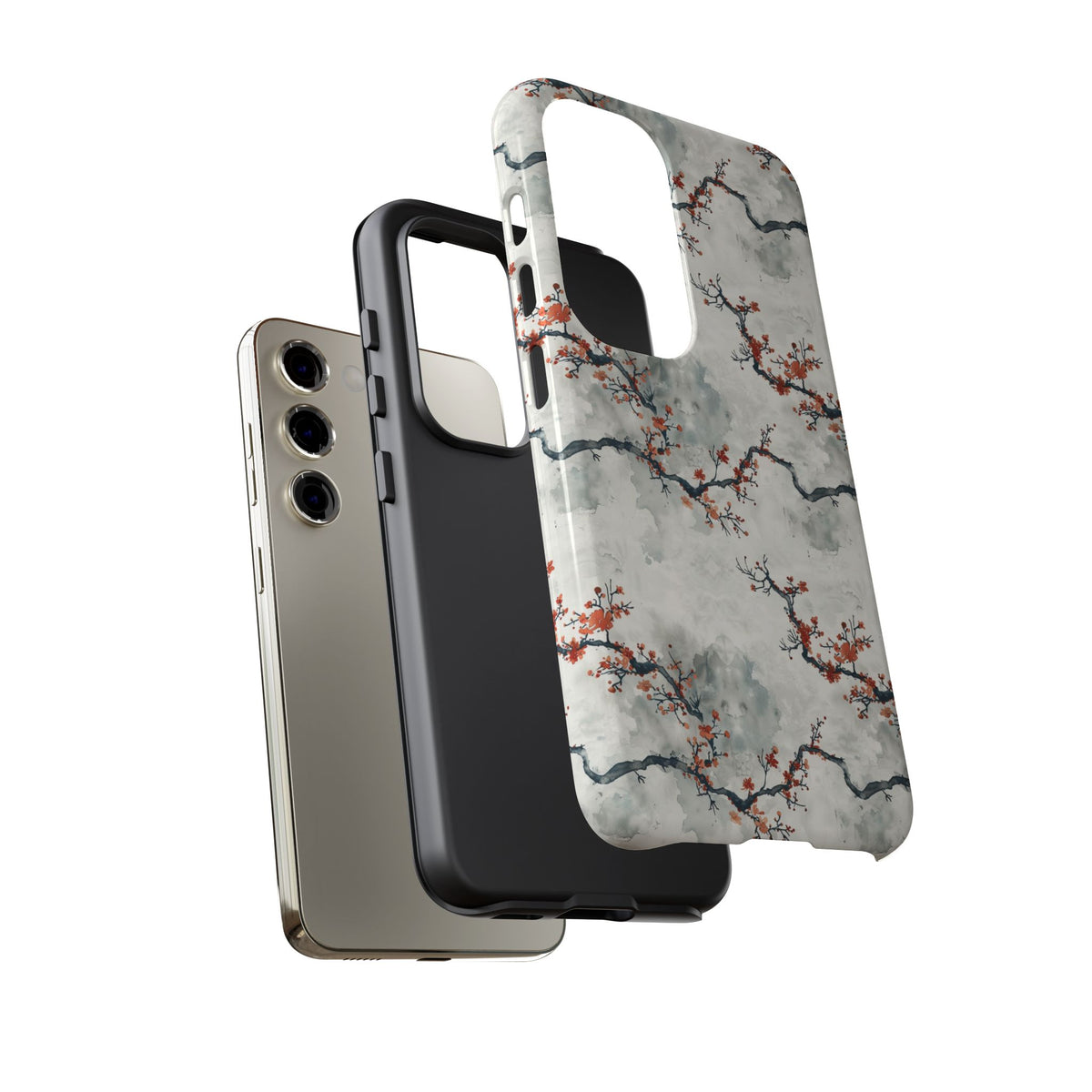 Japanese Pattern Phone Case – Elegant & Timeless Design for Your Phone 021