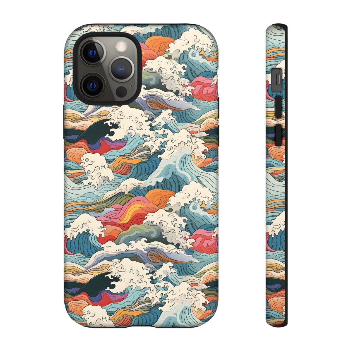 Japanese Waves Phone Case – Embrace Timeless Elegance with Classic Design 2