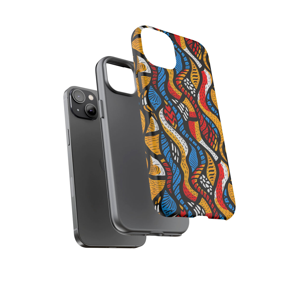 Stylish African Pattern Phone Case – Unique and Vibrant Protection 155