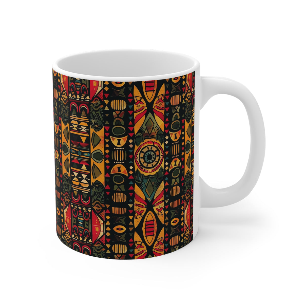 All-Over African Pattern Coffee Mug 645