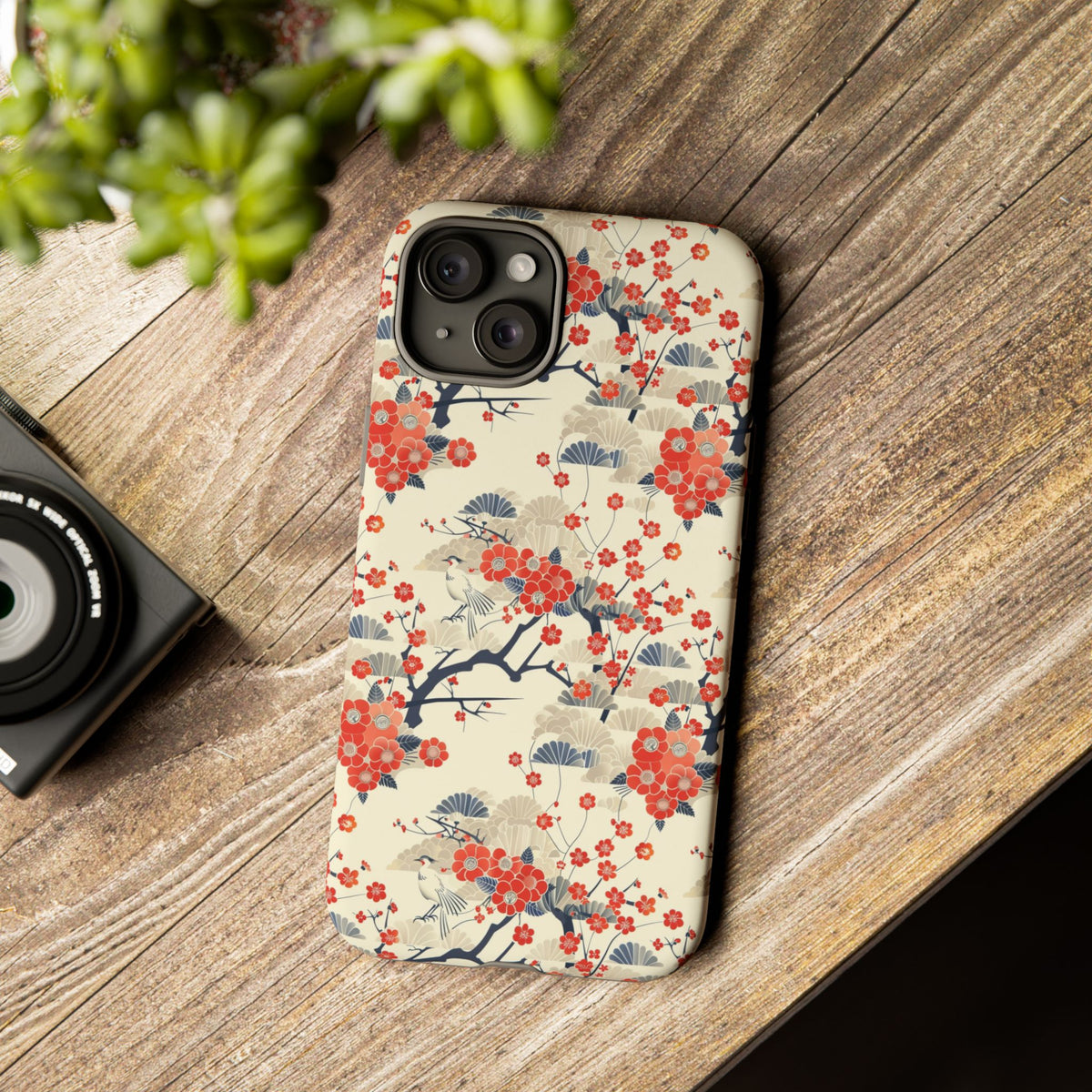 Japanese Pattern Phone Case – Elegant & Timeless Design for Your Phone 031