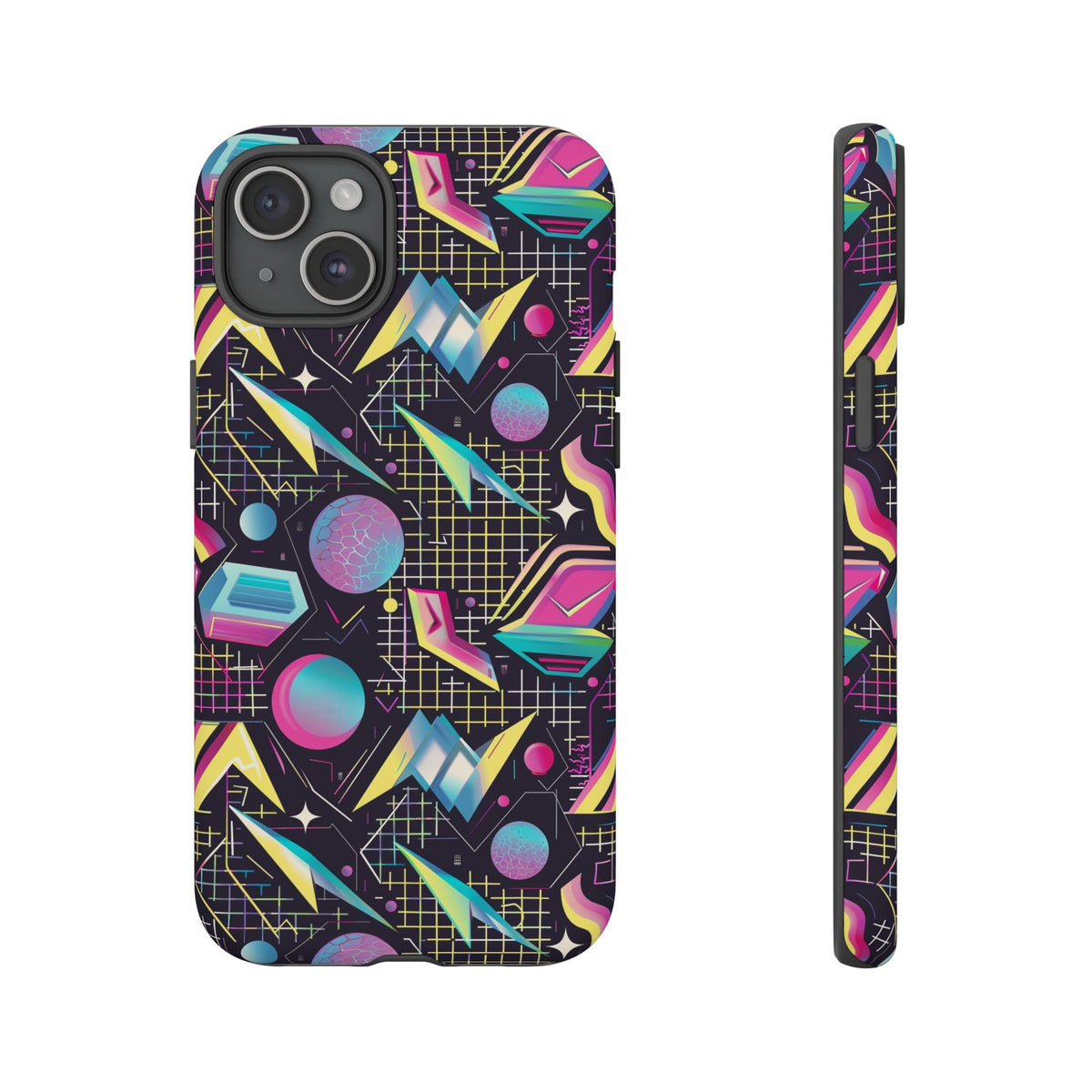 Retro 80s Seamless Phone Case – Vintage Style Meets Modern Protection 086