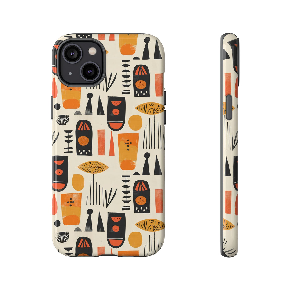 Stylish African Pattern Phone Case – Unique and Vibrant Protection 208