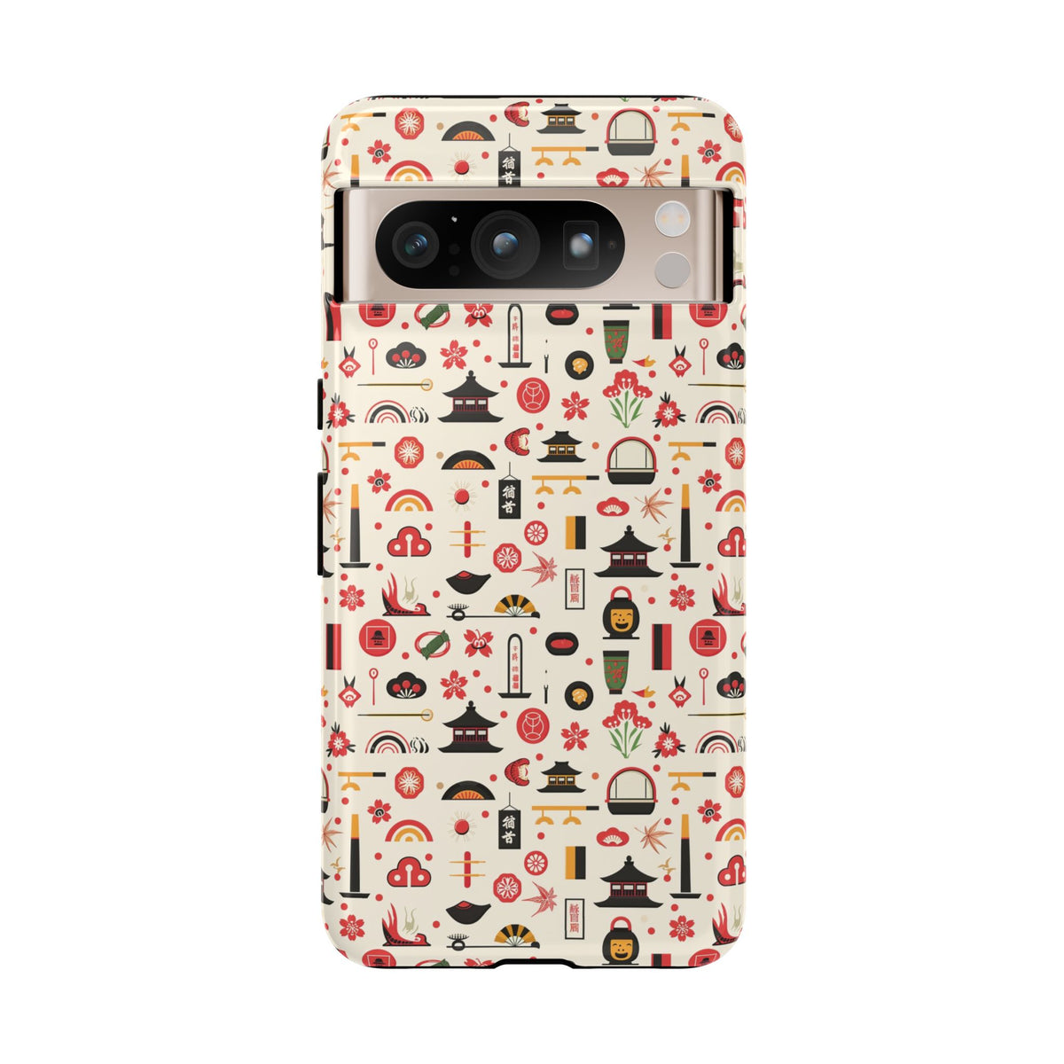 Japanese Pattern Phone Case – Elegant & Timeless Design for Your Phone 100