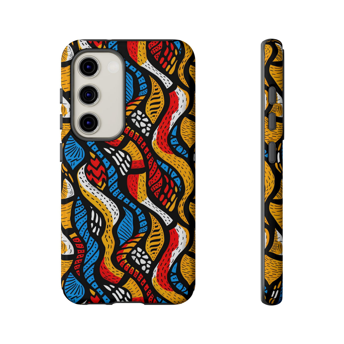 Stylish African Pattern Phone Case – Unique and Vibrant Protection 155