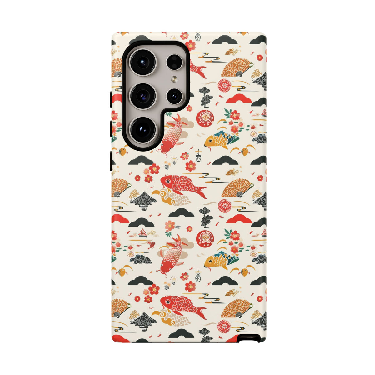 Japanese Pattern Phone Case – Elegant & Timeless Design for Your Phone 154