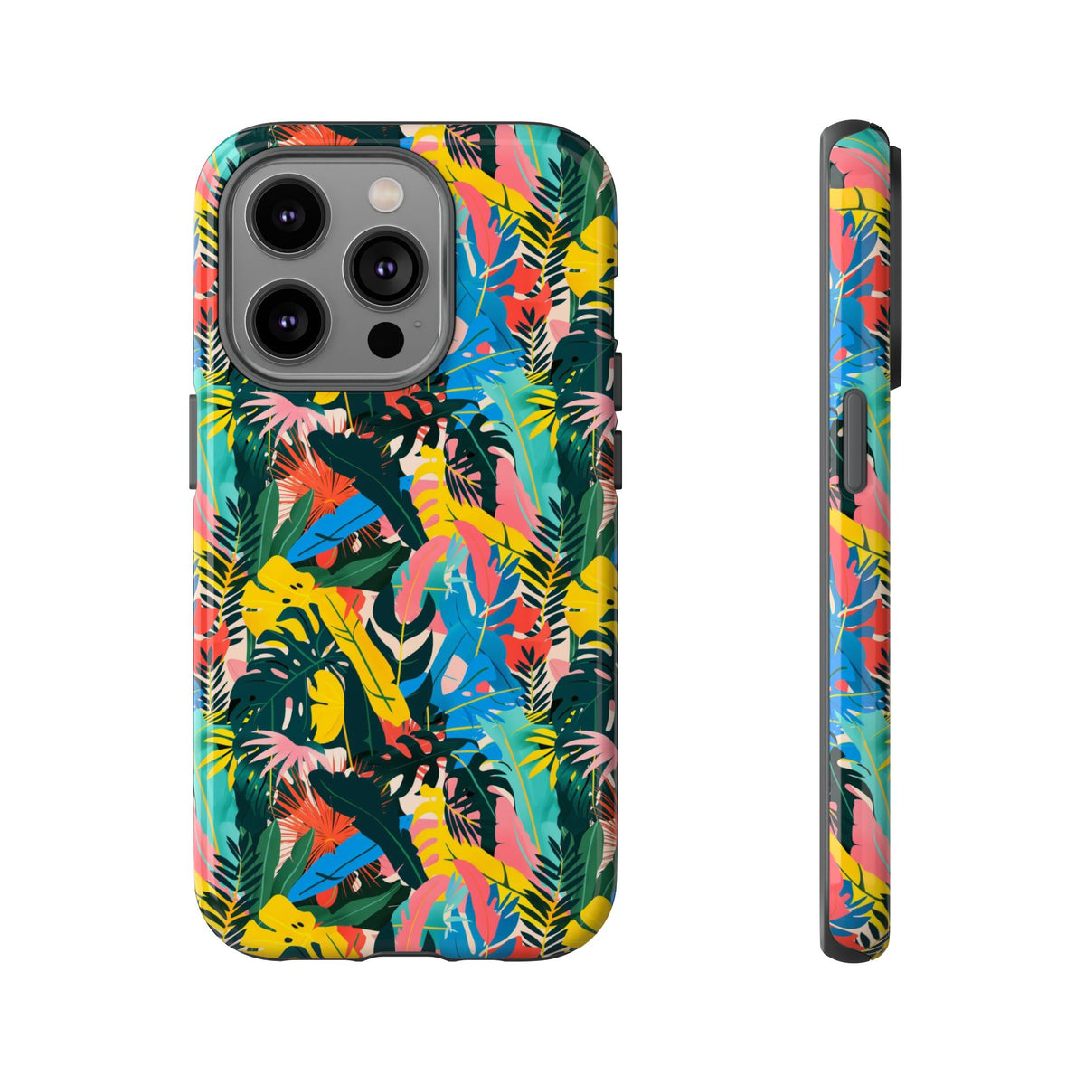 Jungle Pattern Phone Case – Exotic & Lush Design for Your Phone 346