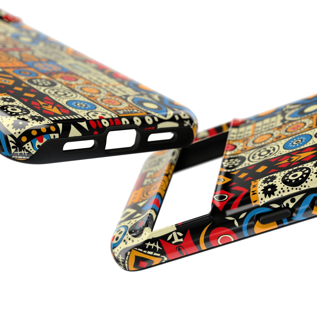 Stylish African Pattern Phone Case – Unique and Vibrant Protection 206