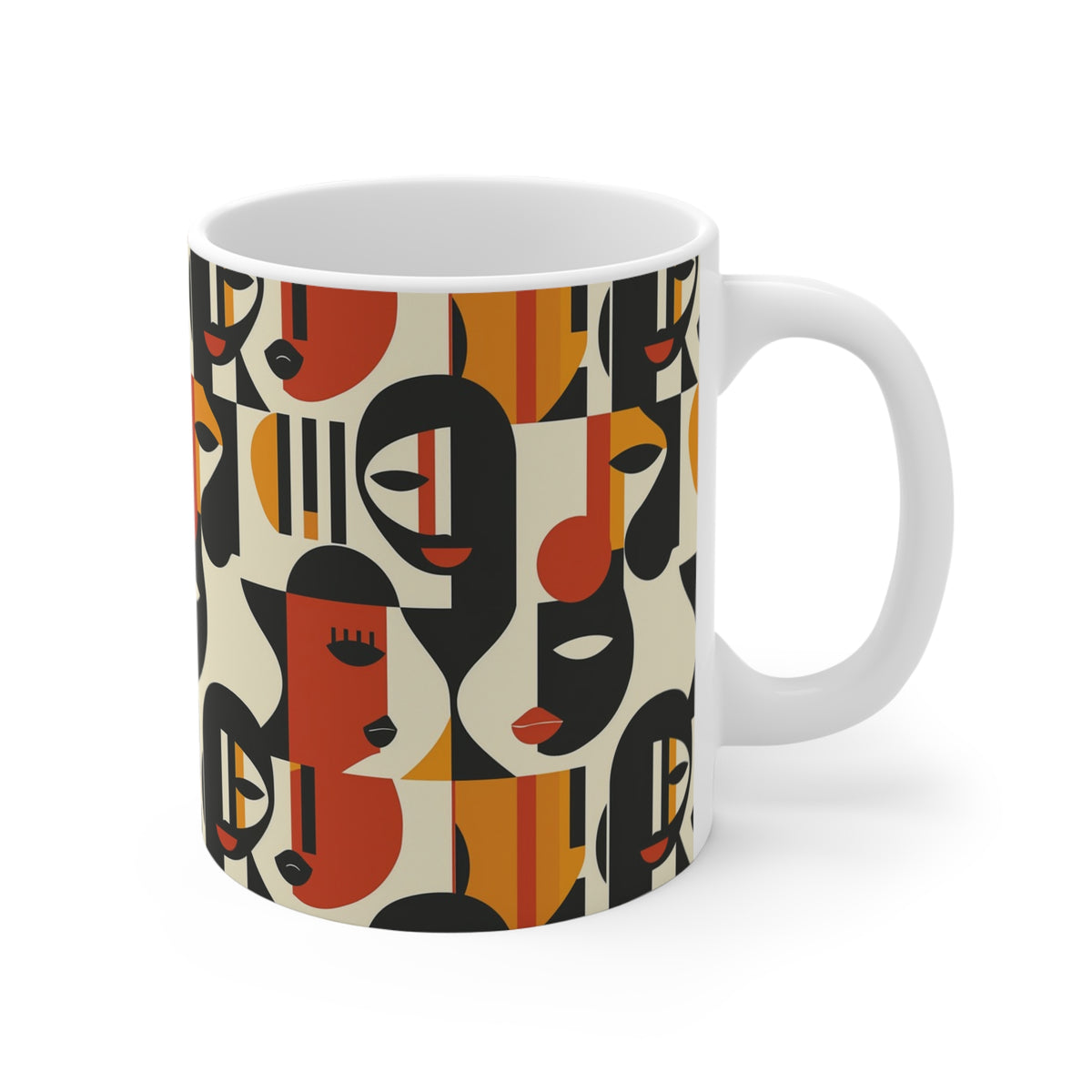 All-Over African Pattern Coffee Mug 696