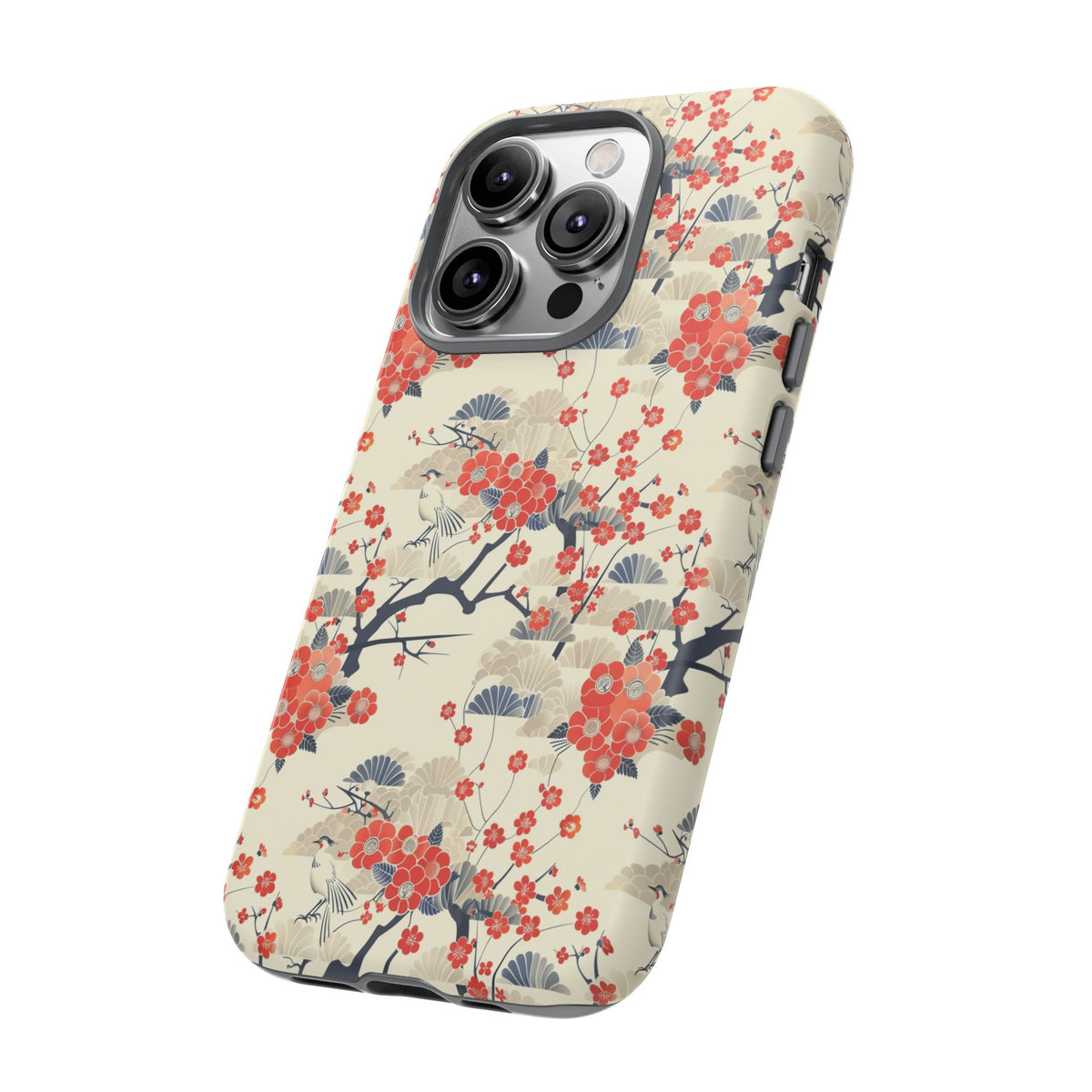 Japanese Pattern Phone Case – Elegant & Timeless Design for Your Phone 031