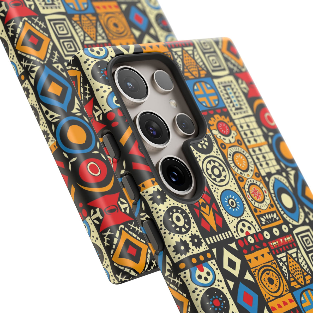 Stylish African Pattern Phone Case – Unique and Vibrant Protection 206