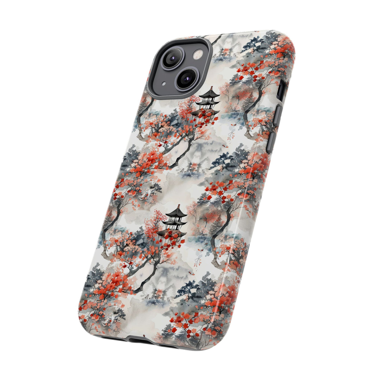 Japanese Pattern Phone Case – Elegant & Timeless Design for Your Phone 096