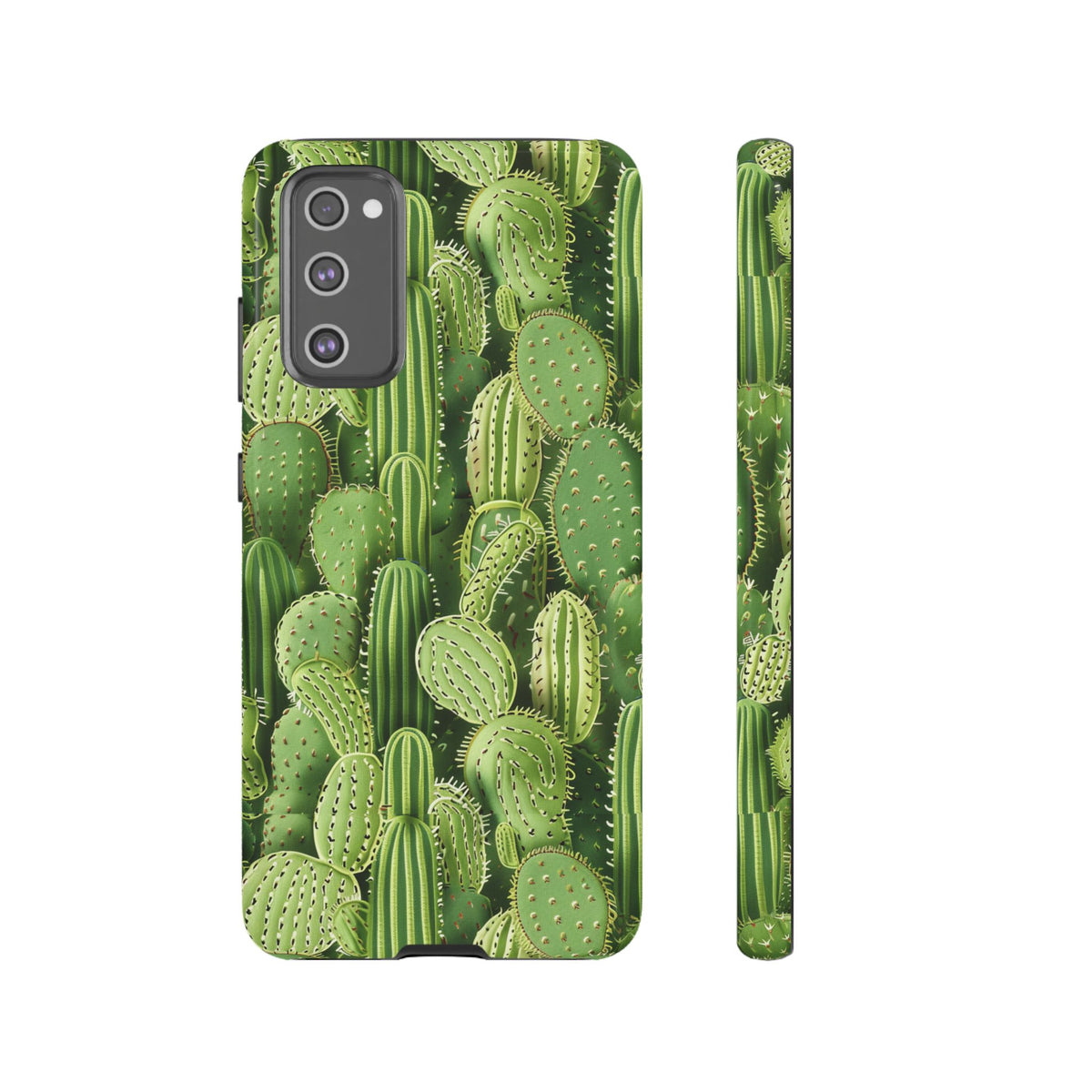 Cactus Embroidery Phone Case – Elegant and Unique Handcrafted Cactus Design