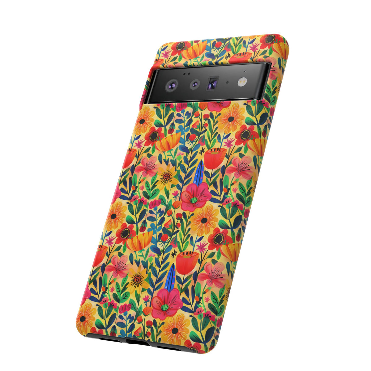 Frida Kahlo's Flower Phone Case – Artistic Elegance for Your Phone 7