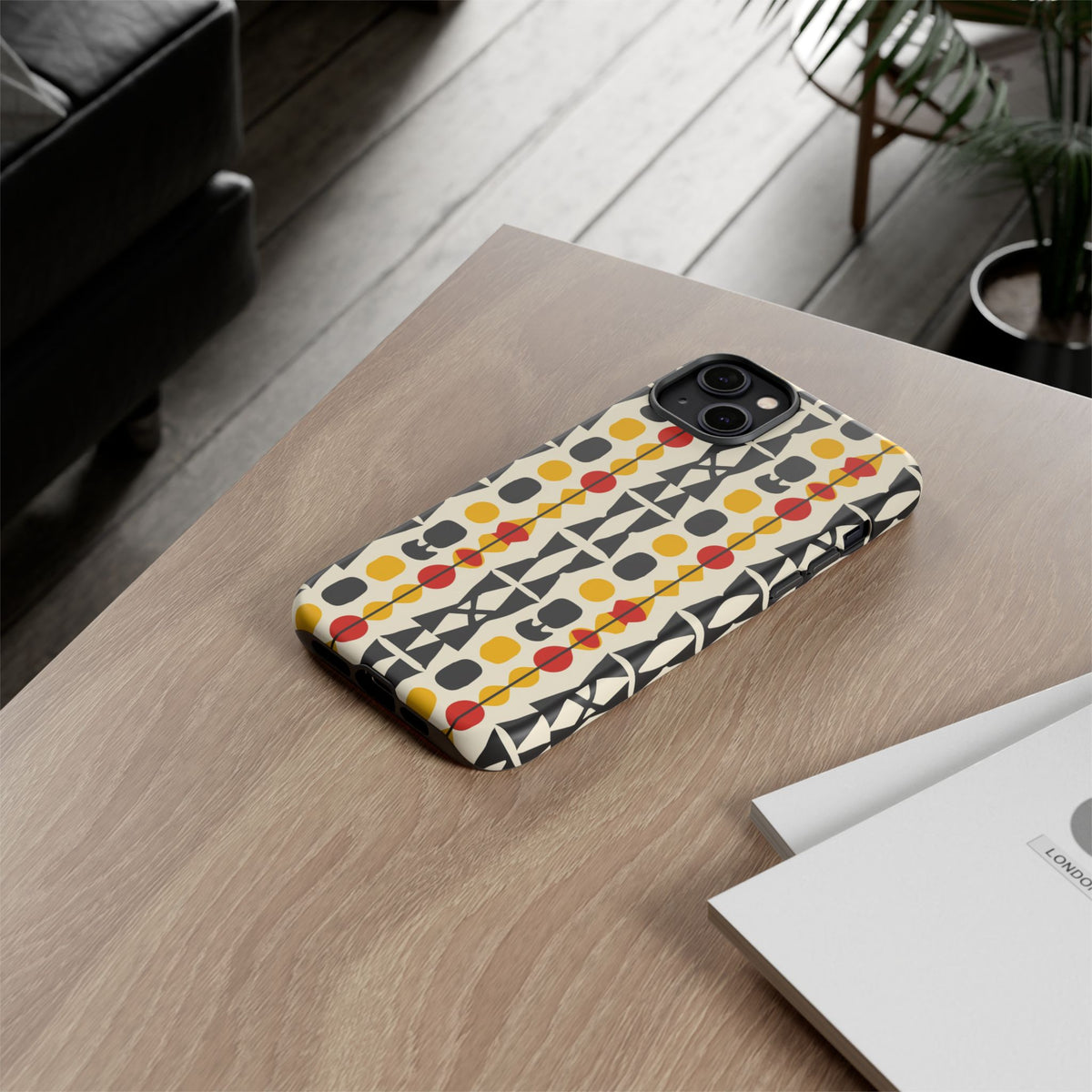 Stylish African Pattern Phone Case – Unique and Vibrant Protection 194
