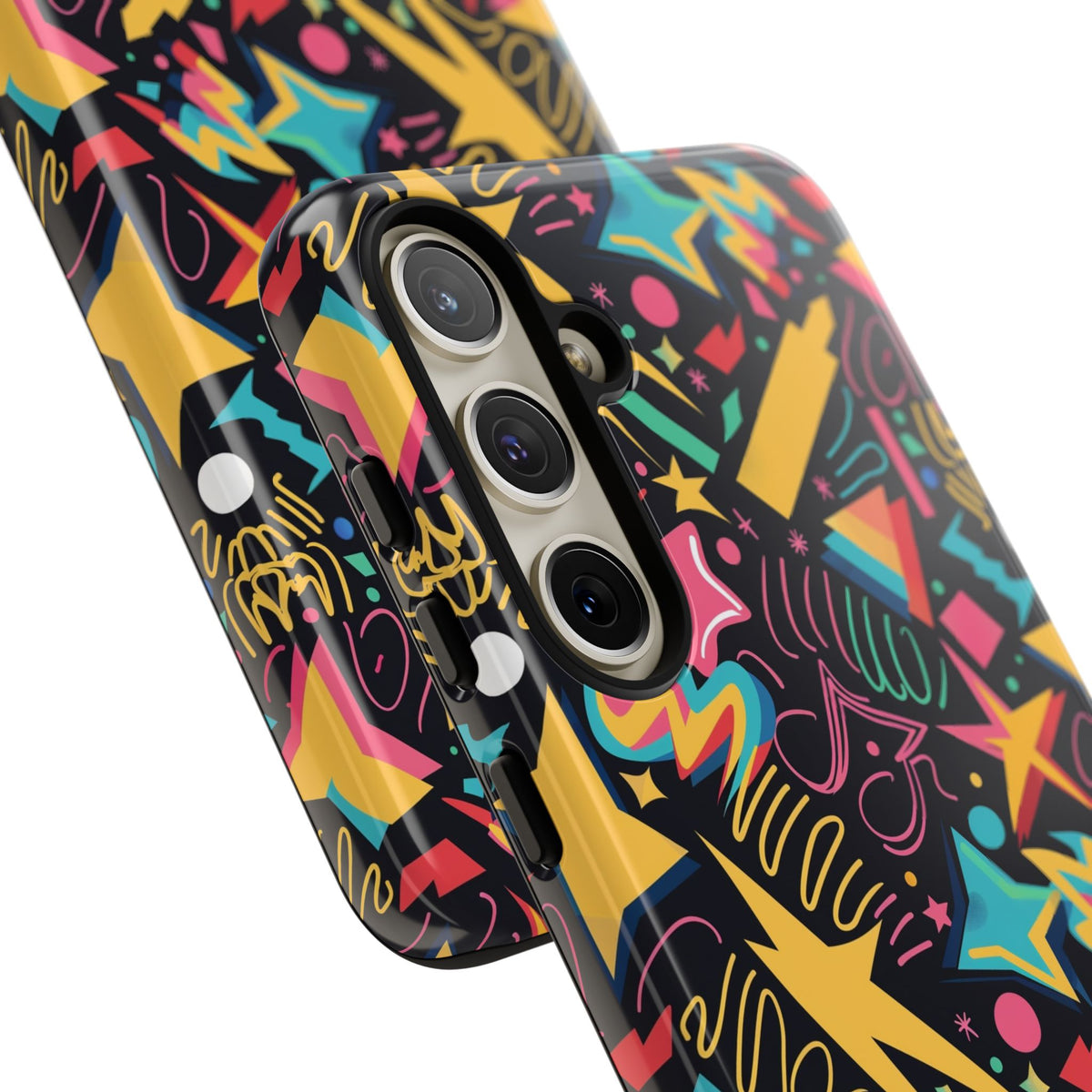 90s Themed Seamless Pattern Phone Case – Embrace Retro Style and Protection 232