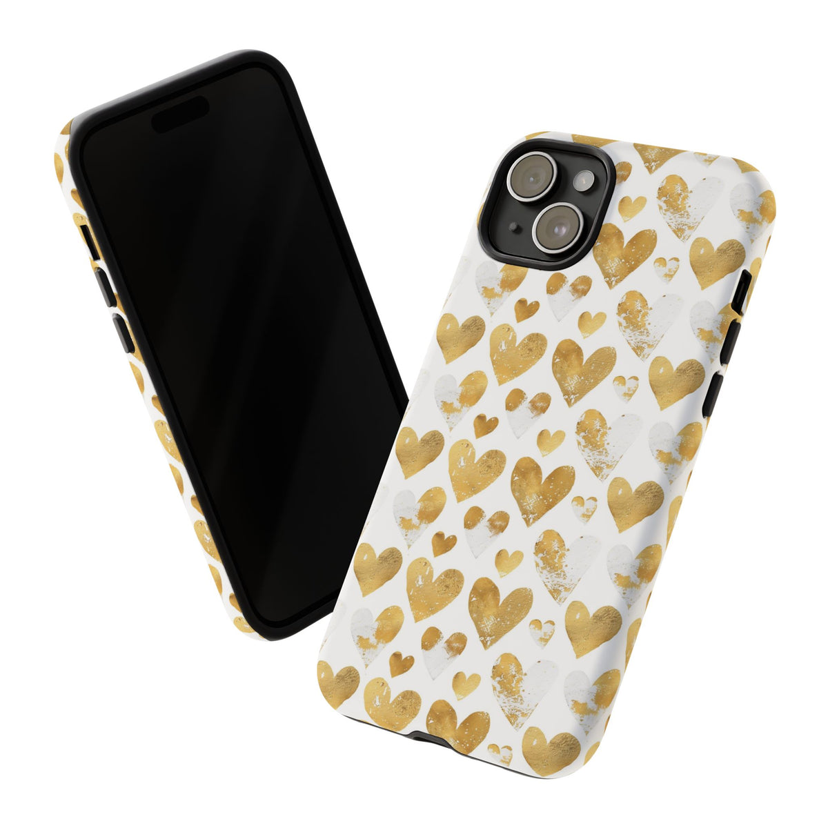 Heart Pattern Phone Case – Stylish & Loving Design for Your Device 230