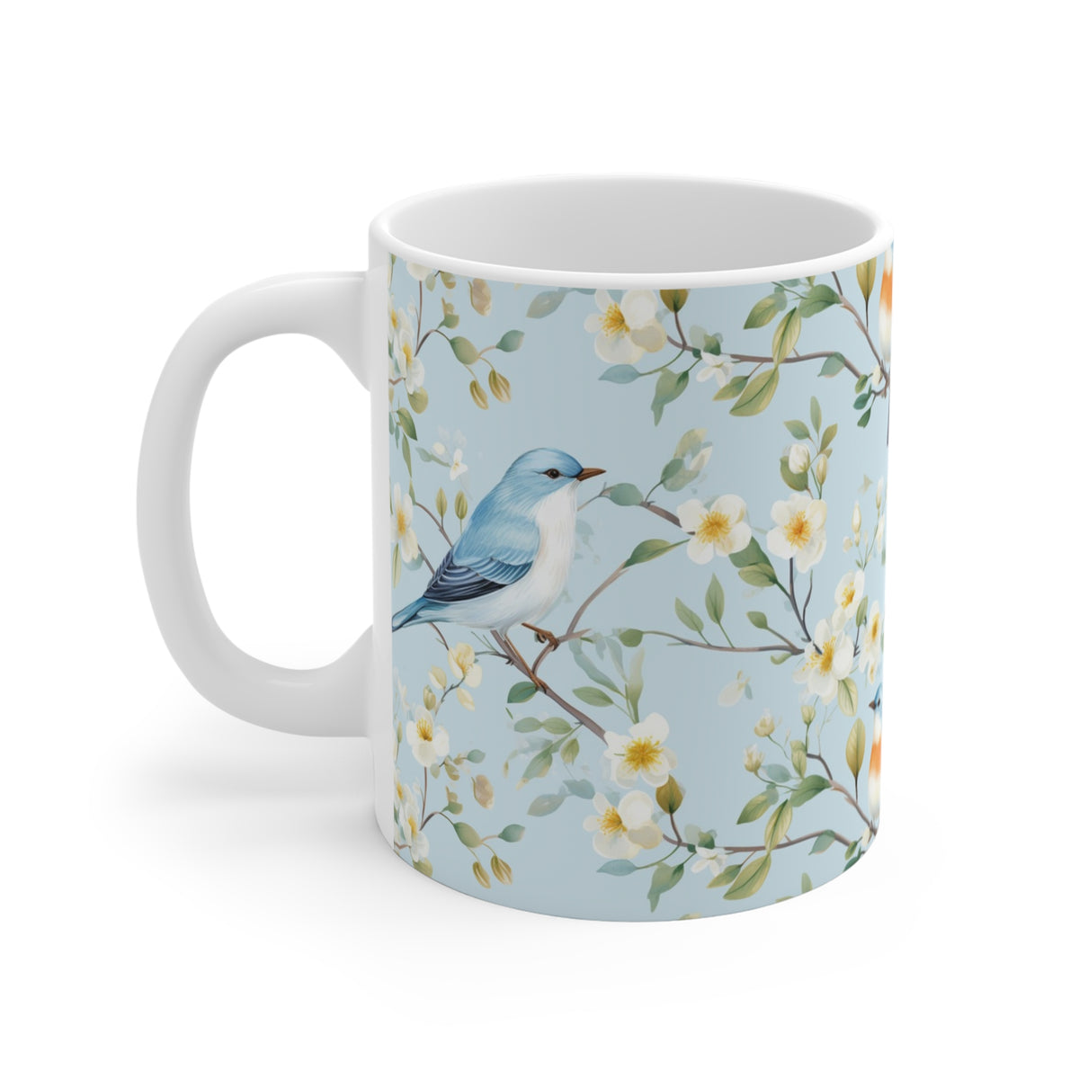 Various Watercolor Design All Over Coffee Mug – Unique Artistic Ceramic Coffee Cup 858