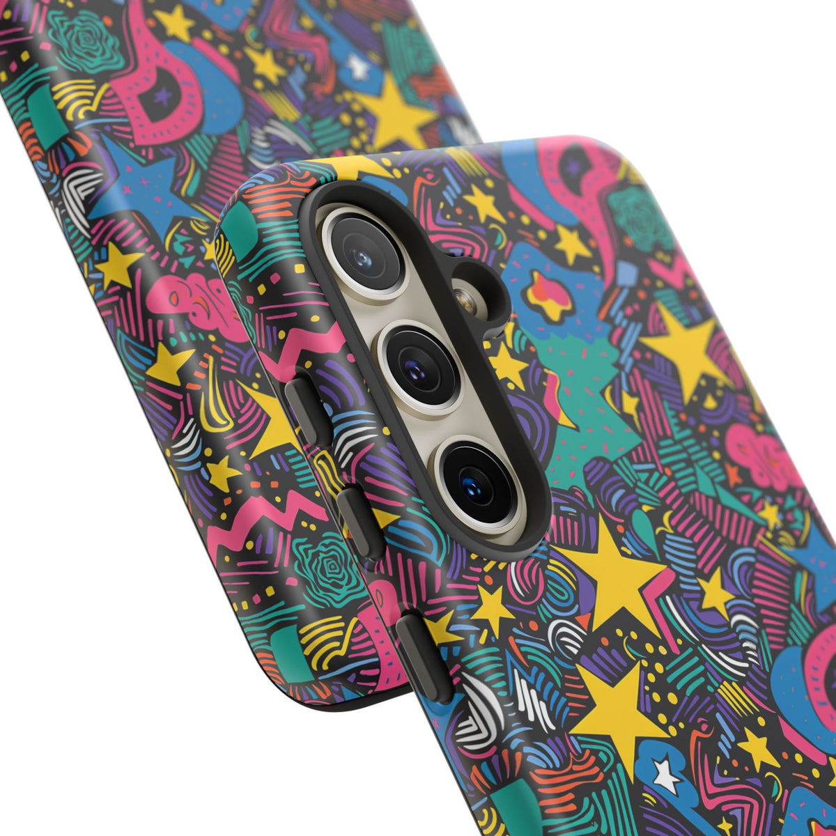 90s Themed Seamless Pattern Phone Case – Embrace Retro Style and Protection 227