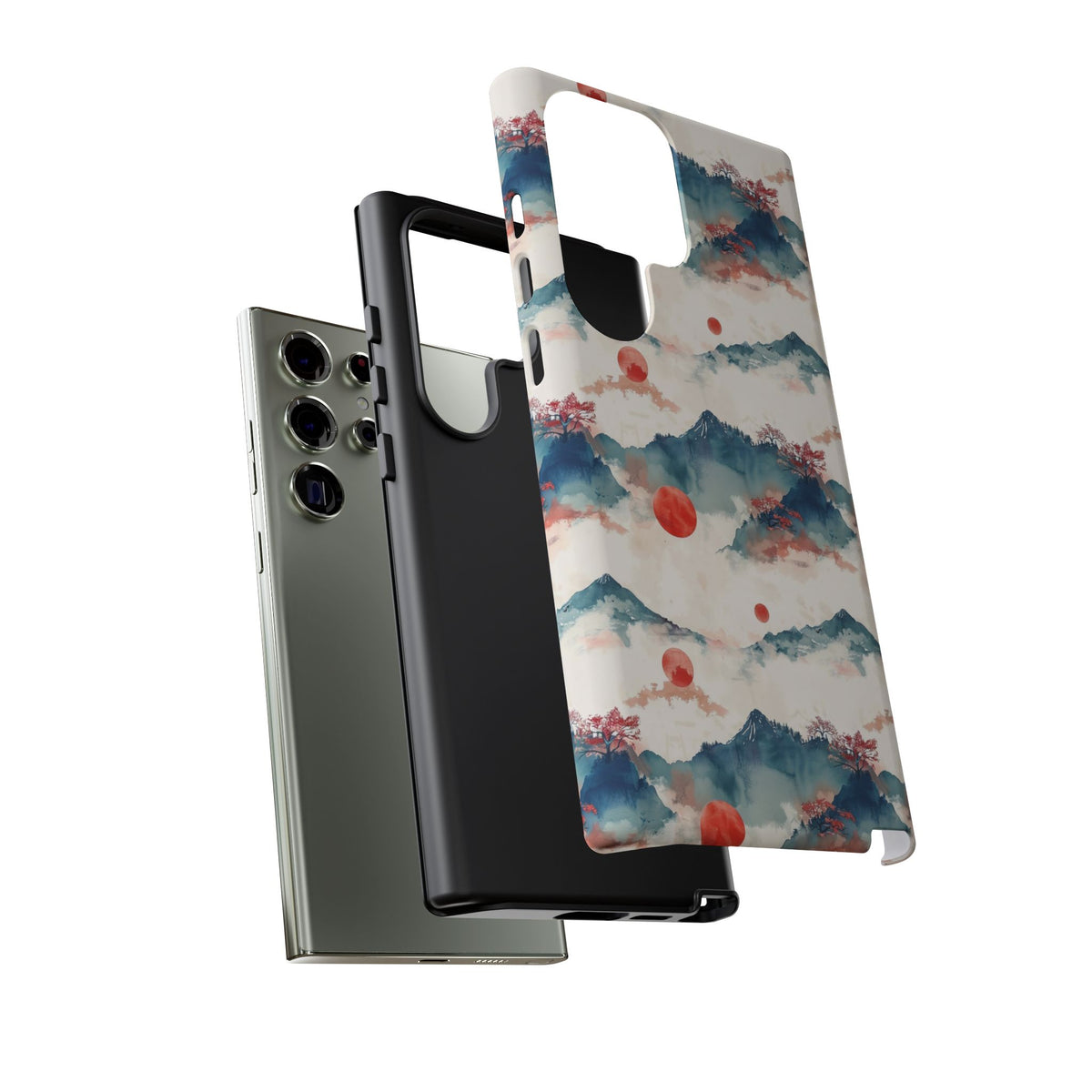 Japanese Pattern Phone Case – Elegant & Timeless Design for Your Phone 477