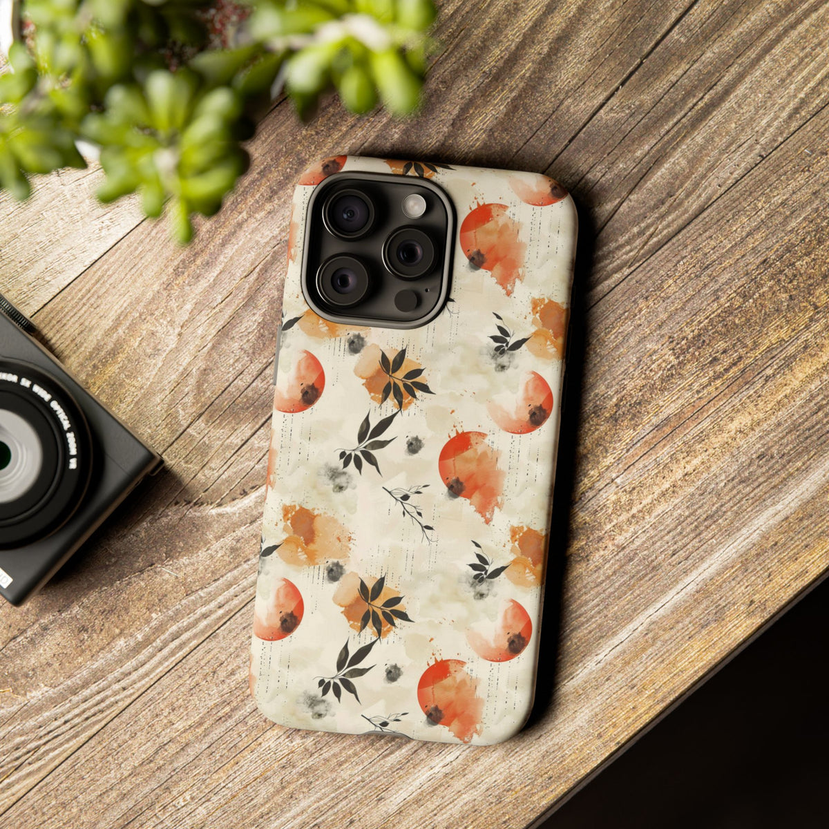 Japanese Pattern Phone Case – Elegant & Timeless Design for Your Phone 058