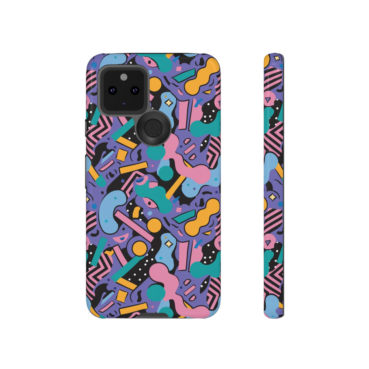 90s Themed Seamless Pattern Phone Case – Embrace Retro Style and Protection 234