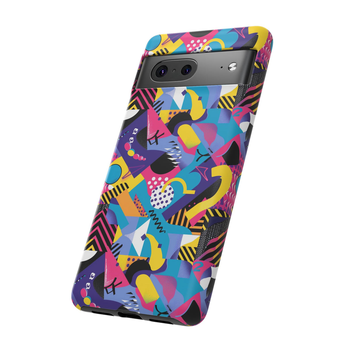 90s Themed Seamless Pattern Phone Case – Embrace Retro Style and Protection 303