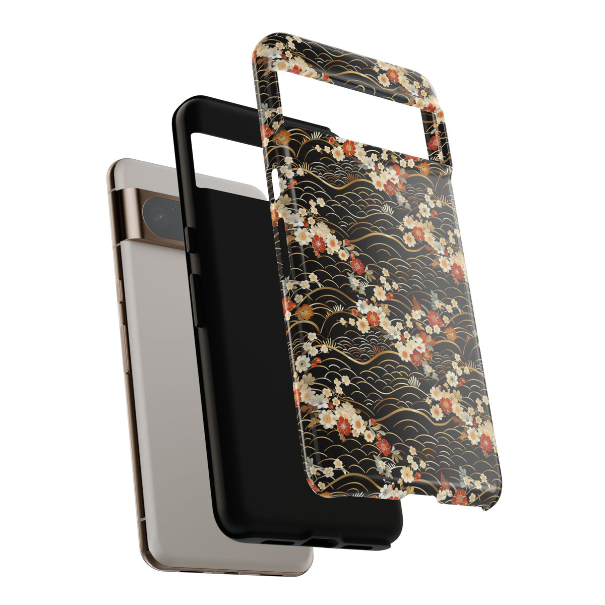 Japanese Pattern Phone Case – Elegant & Timeless Design for Your Phone 097