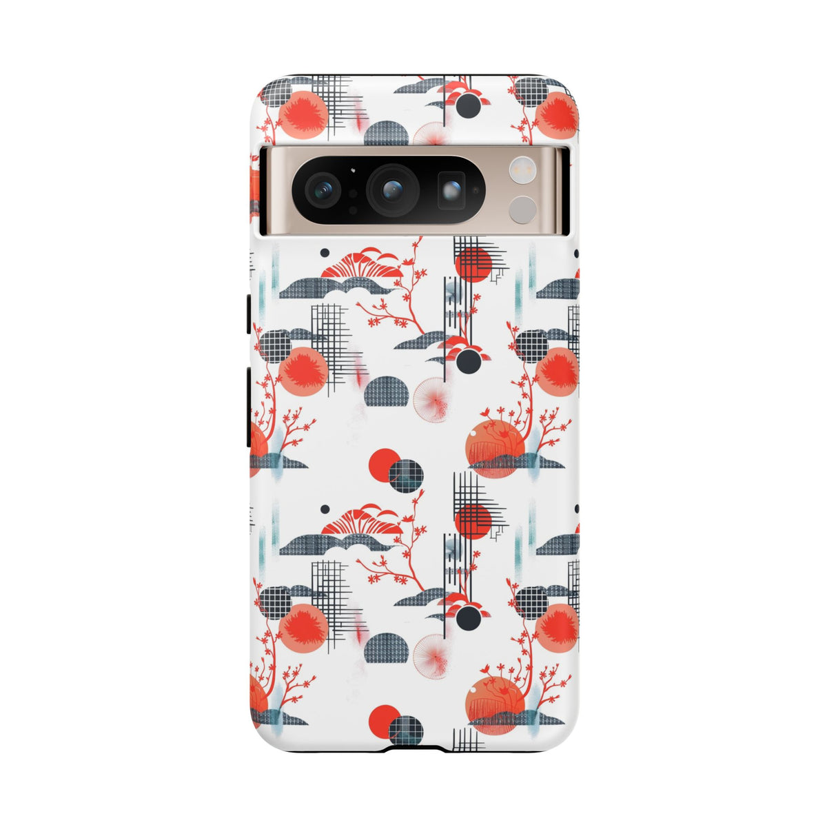 Japanese Pattern Phone Case – Elegant & Timeless Design for Your Phone 082