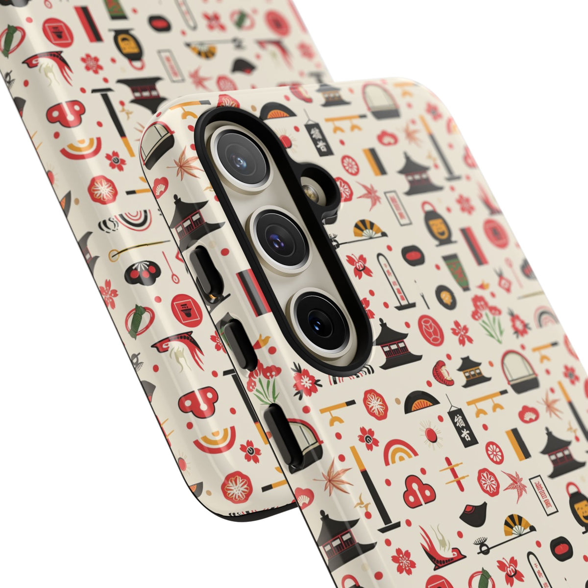 Japanese Pattern Phone Case – Elegant & Timeless Design for Your Phone 100