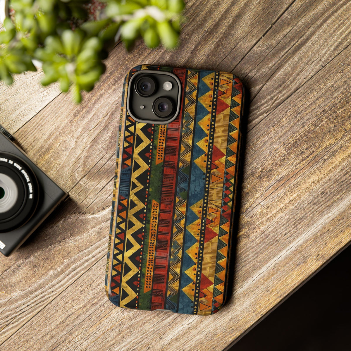 Stylish African Pattern Phone Case – Unique and Vibrant Protection 166