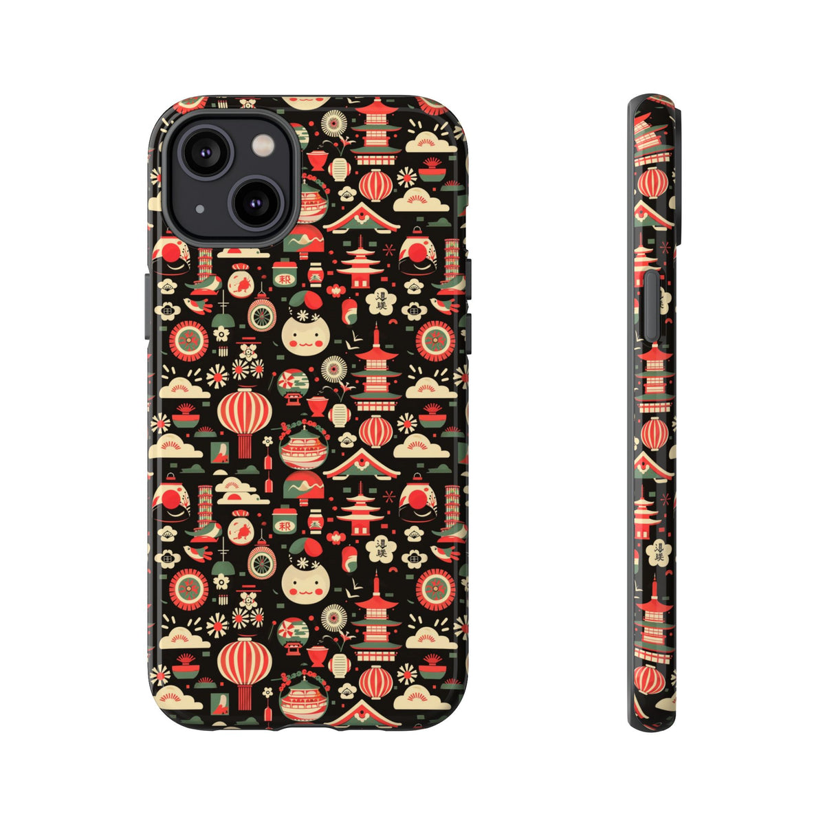 Japanese Pattern Phone Case – Elegant & Timeless Design for Your Phone 032